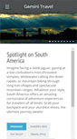 Mobile Screenshot of geminitravelinc.com